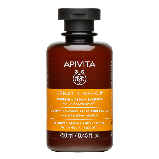 APIVITA - NUEVO CHAMPÚ KERATIN REPAIR NUTRITIVO & REPARADOR (250ml)