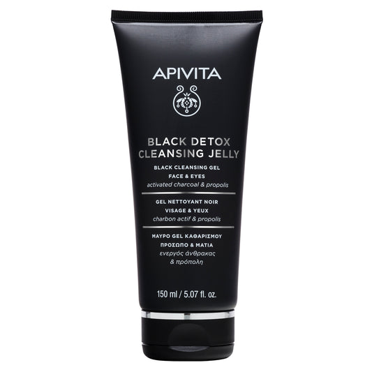 APIVITA - LIMPIADOR DETOX NEGRO con carbón activo y propóleo (150ml)