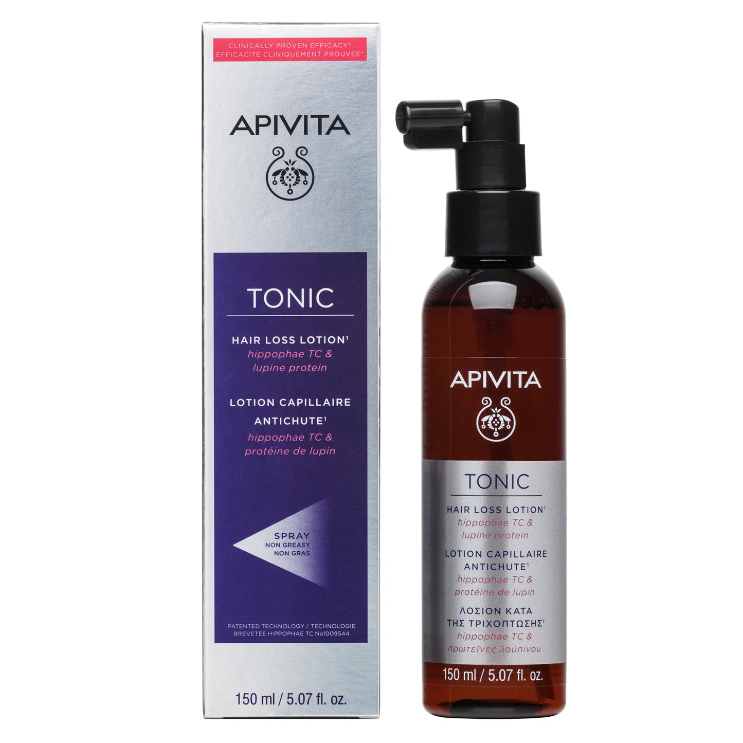 APIVITA - LOCIÓN ANTICAÍDA con Hippophae TC y proteínas de lupinoN (150ml)