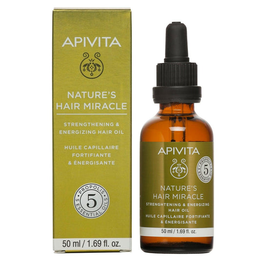 APIVITA - ACEITE FORTIFICANTE Y ENERGIZANTE PARA CUERO CABELLUDO (50ml) - F.L.Y. ESSENTIALS