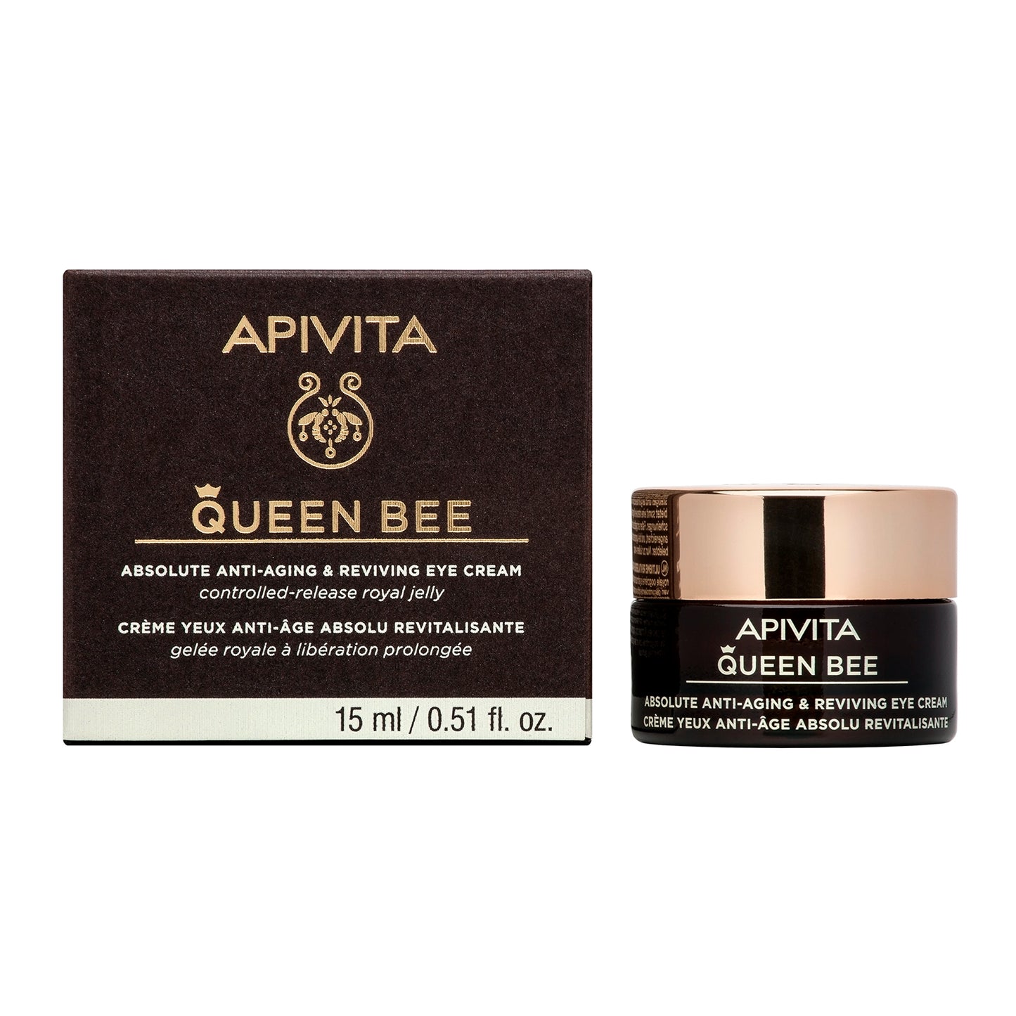 APIVITA - QUEEN BEE CONTORNO DE OJOS REVITALIZANTE ANTIEDAD ABSOLUTO (15ml)