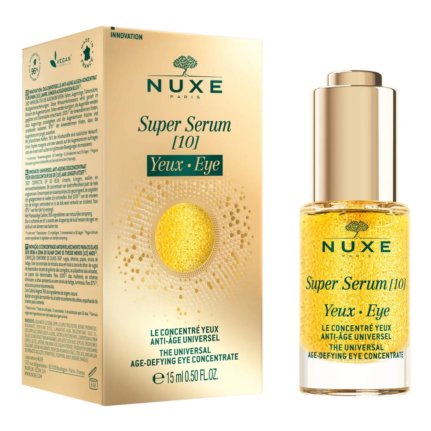 NUXE - Super Serum [10] Contorno de ojos (15 ml) - El contorno de ojos antiedad universa