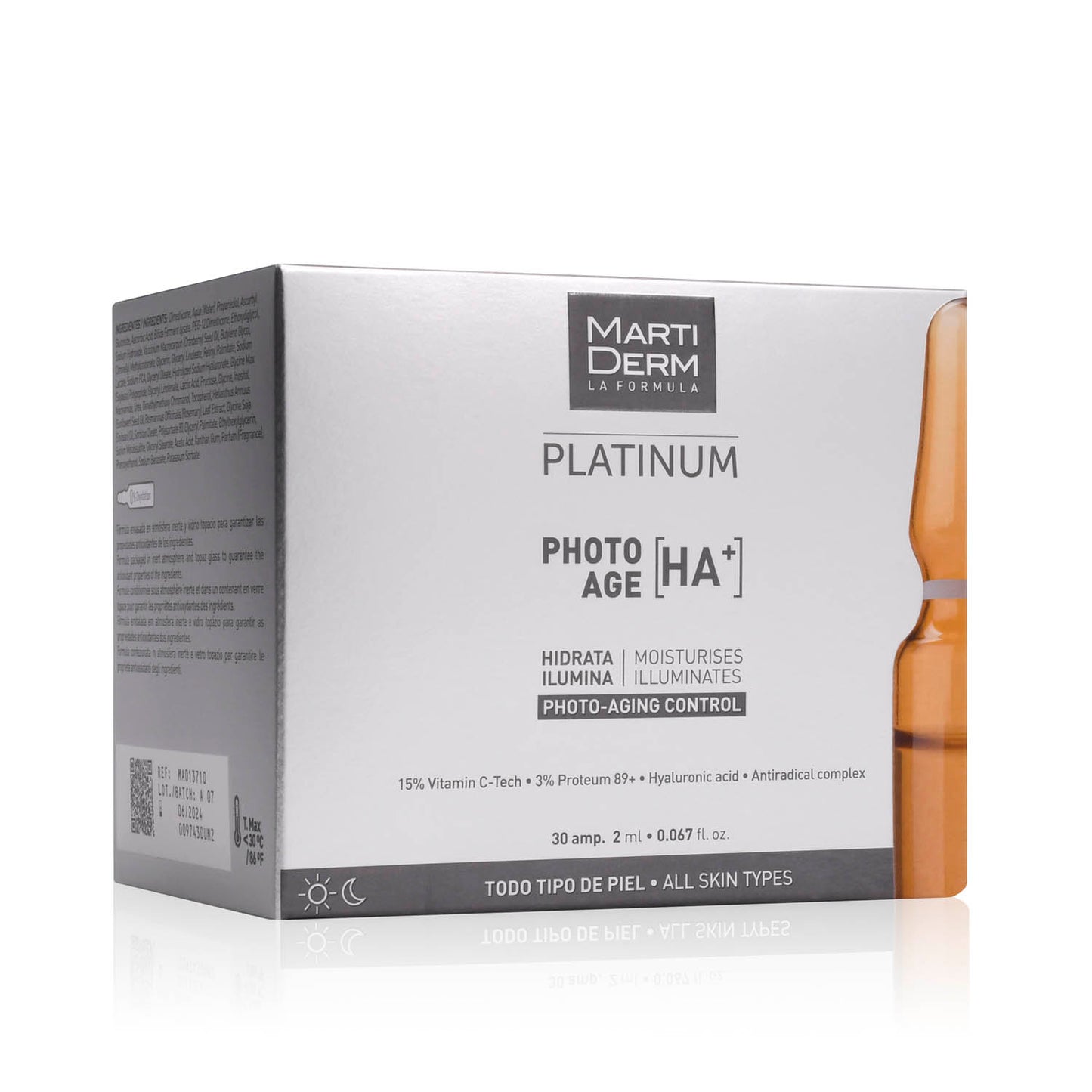 MARTIDERM - Platinum Ampollas Photo Age HA+ (30 ampollas)