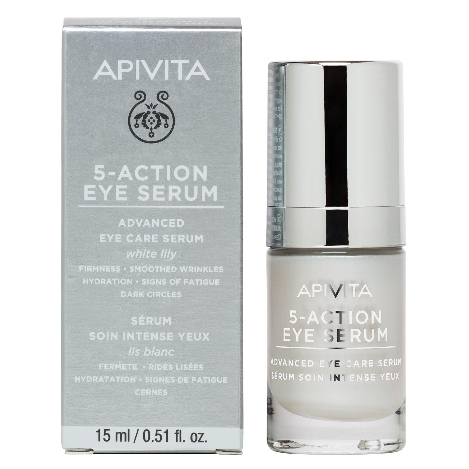 APIVITA - 5-ACTION EYE SÉRUM con lirio blanco (15ml) - F.L.Y. ESSENTIALS